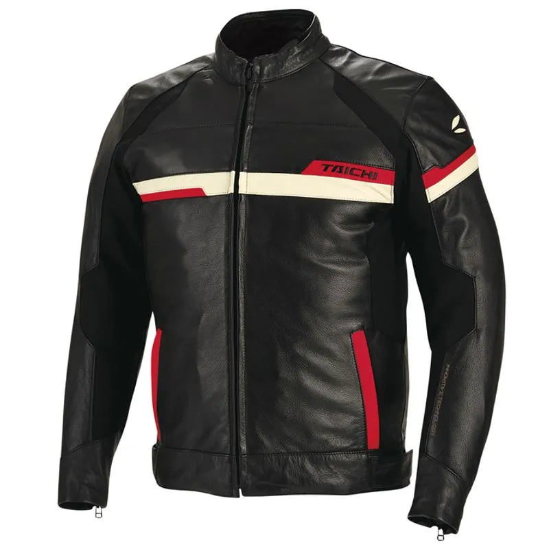 RSJ711 Indiana Leather All Seasons Jacket-Motorcycle Race Suit