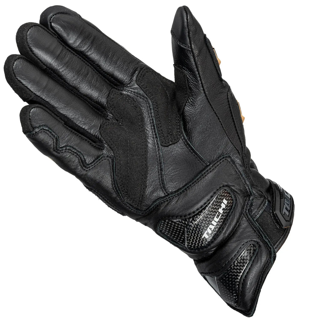 RAPTOR LEATHER GLOVE BLACK RST441-Motorcycle Race Suit