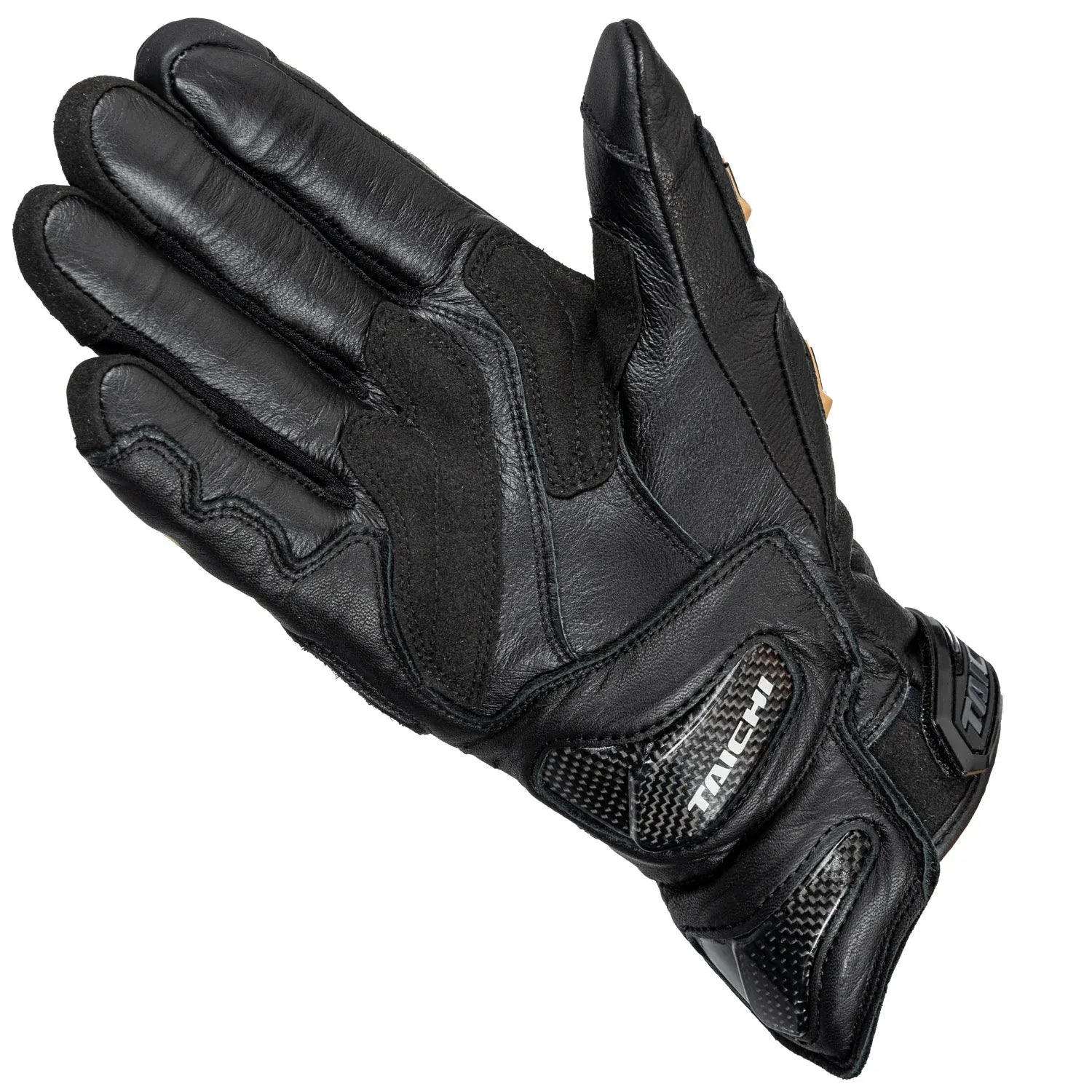 RAPTOR LEATHER GLOVE BLACK RST441-Motorcycle Race Suit