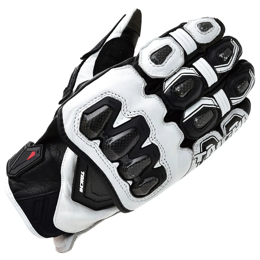 HIGH PROTECTION LEATHER GLOVES ALL COLORS RST422-Motorcycle Race Suit