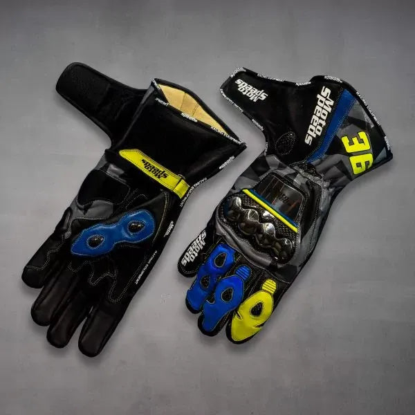 Leather Gloves for Bikers Joan Mir 2022-Motorcycle Race Suit