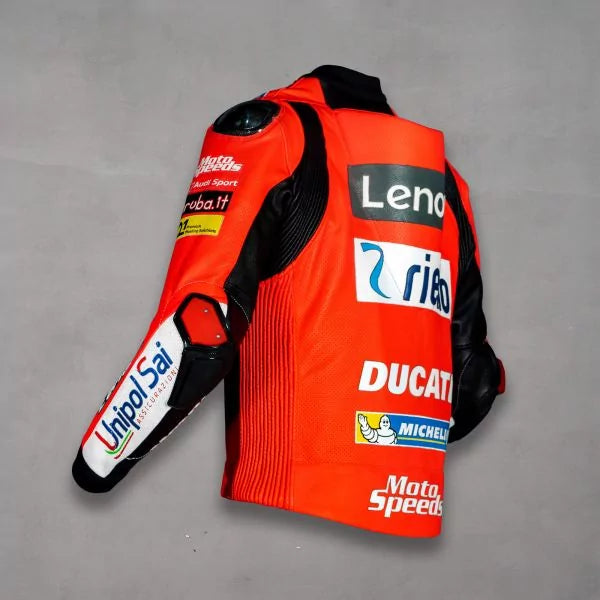 Ducati Leather Motorcycle Jacket GP 2021-Motorcycle Race Suit