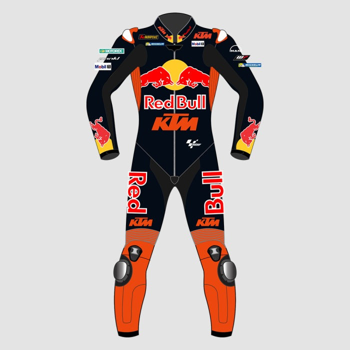 Jack Miller Red Bull KTM MotoGP 2023 Leather Suit-Motorcycle Race Suit