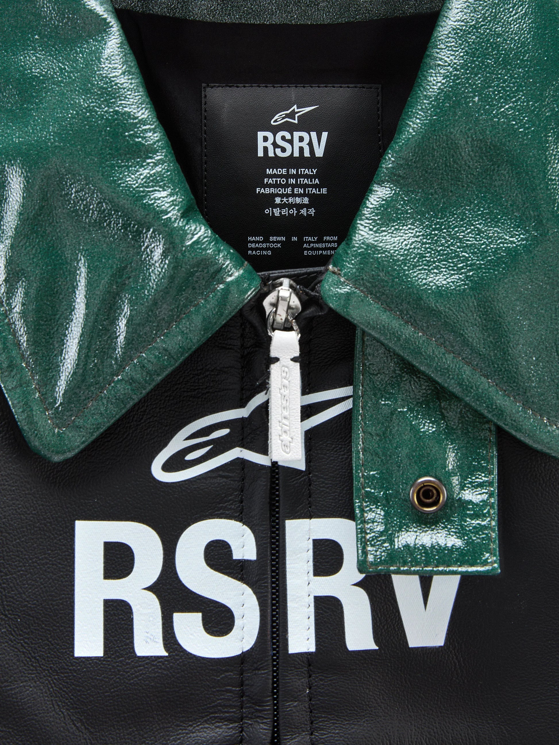 RSRV ALLOY LEATHER JACKET-Motorcycle Race Suit