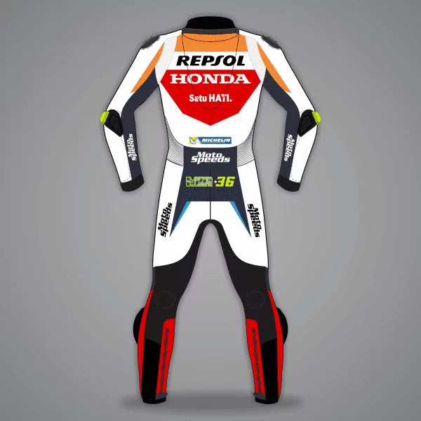 Joan Mir Repsol Honda Racing Leathers MotoGP 2024-Motorcycle Race Suit