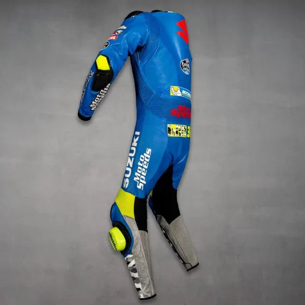 Suzuki One Piece Leather Suit GP 2022-Motorcycle Race Suit