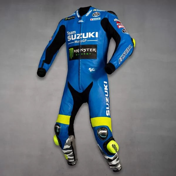 Suzuki One Piece Leather Suit GP 2022-Motorcycle Race Suit