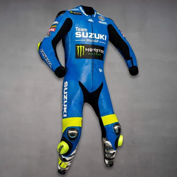 Suzuki One Piece Leather Suit GP 2022-Motorcycle Race Suit