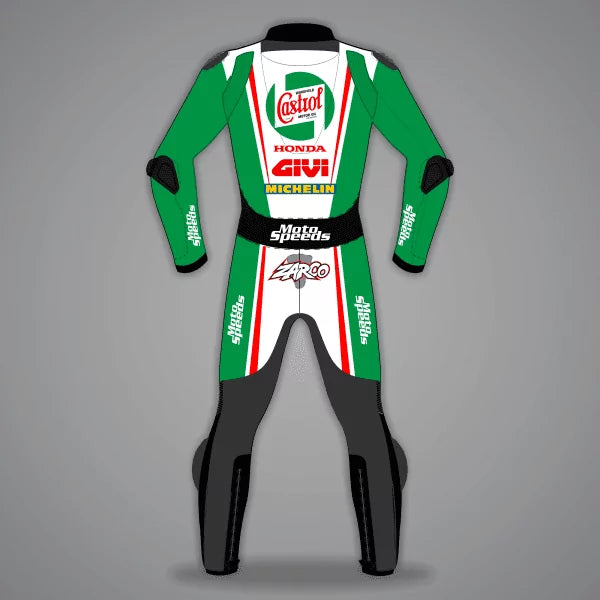 Johann Zarco Suit Castrol Honda British GP 2024-Motorcycle Race Suit