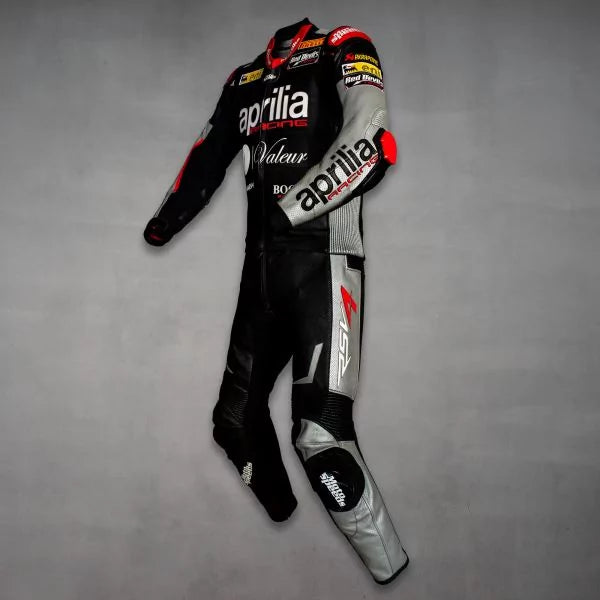 Black Leather Racing Suit Jordi Torres 2015-Motorcycle Race Suit