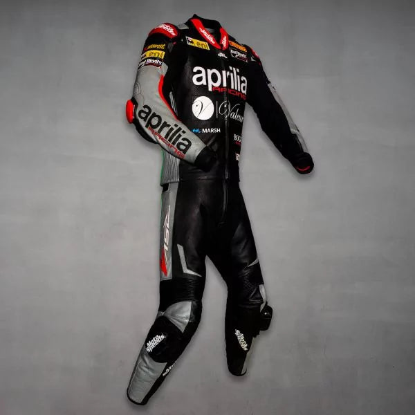 Black Leather Racing Suit Jordi Torres 2015-Motorcycle Race Suit