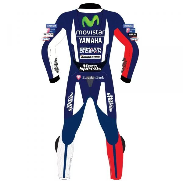 Lorenzo Leathers Yamaha Movistar 2015-Motorcycle Race Suit