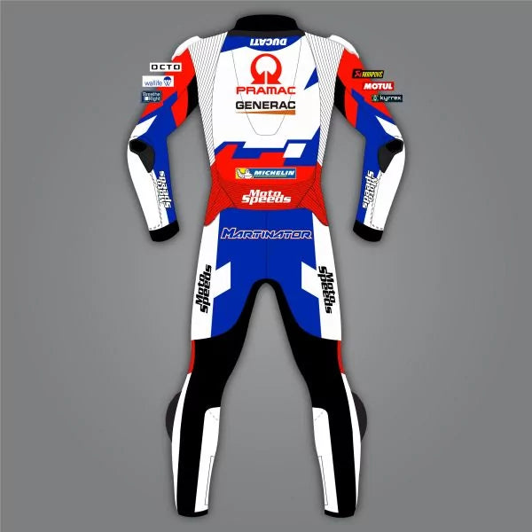 Ducati Bike Suit Jorge Martin MotoGP 2022-Motorcycle Race Suit