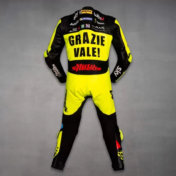 Leather One Piece Suit Grazie Vale 46-Motorcycle Race Suit