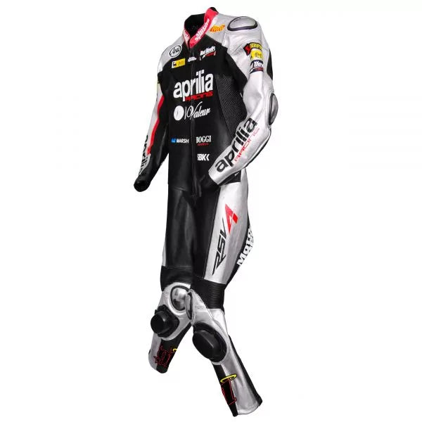 Leon Haslam Aprilia Leathers 2015 WSBK-Motorcycle Race Suit
