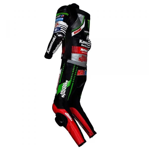 Kawasaki Race Suit Leon Haslam WSBK 2019-Motorcycle Race Suit