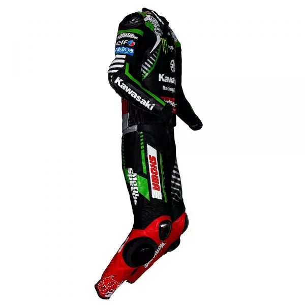 Kawasaki Race Suit Leon Haslam WSBK 2019-Motorcycle Race Suit