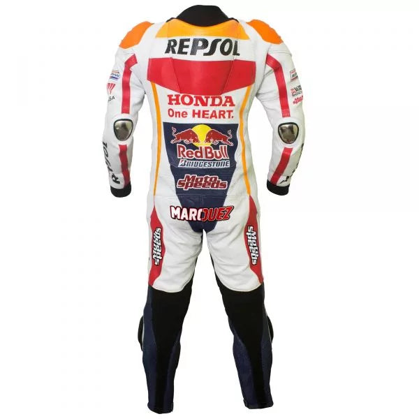 Marquez Leather Suit Honda MotoGP 2015-Motorcycle Race Suit