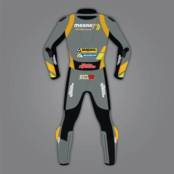 Ducati Full Leather Suit Marco Bezzecchi 2022-Motorcycle Race Suit