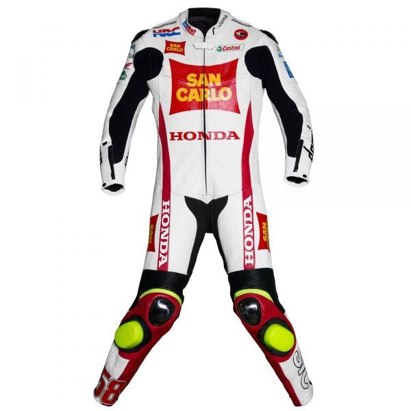 Riding Leathers Motorcycle Marco Simoncelli Honda 2011-Motorcycle Race Suit