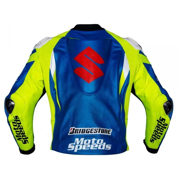 Maverick Vinales Suzuki Jacket Motogp 2015-Motorcycle Race Suit
