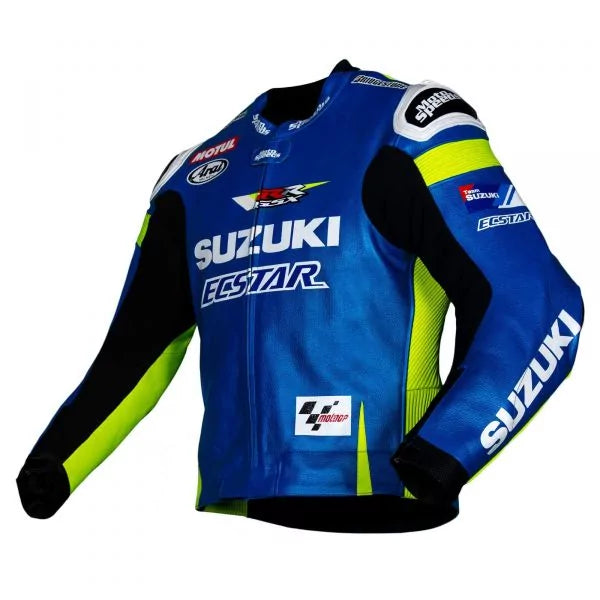 Maverick Vinales Suzuki Jacket Motogp 2015-Motorcycle Race Suit