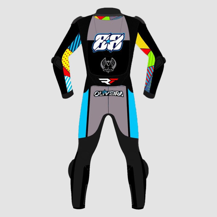Miguel Oliveira Winter Test Street Racing Suit 2022-Motorcycle Race Suit