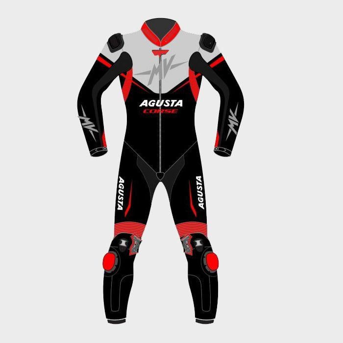 MV Agusta Motorcycle Leather Suit-Motorcycle Race Suit