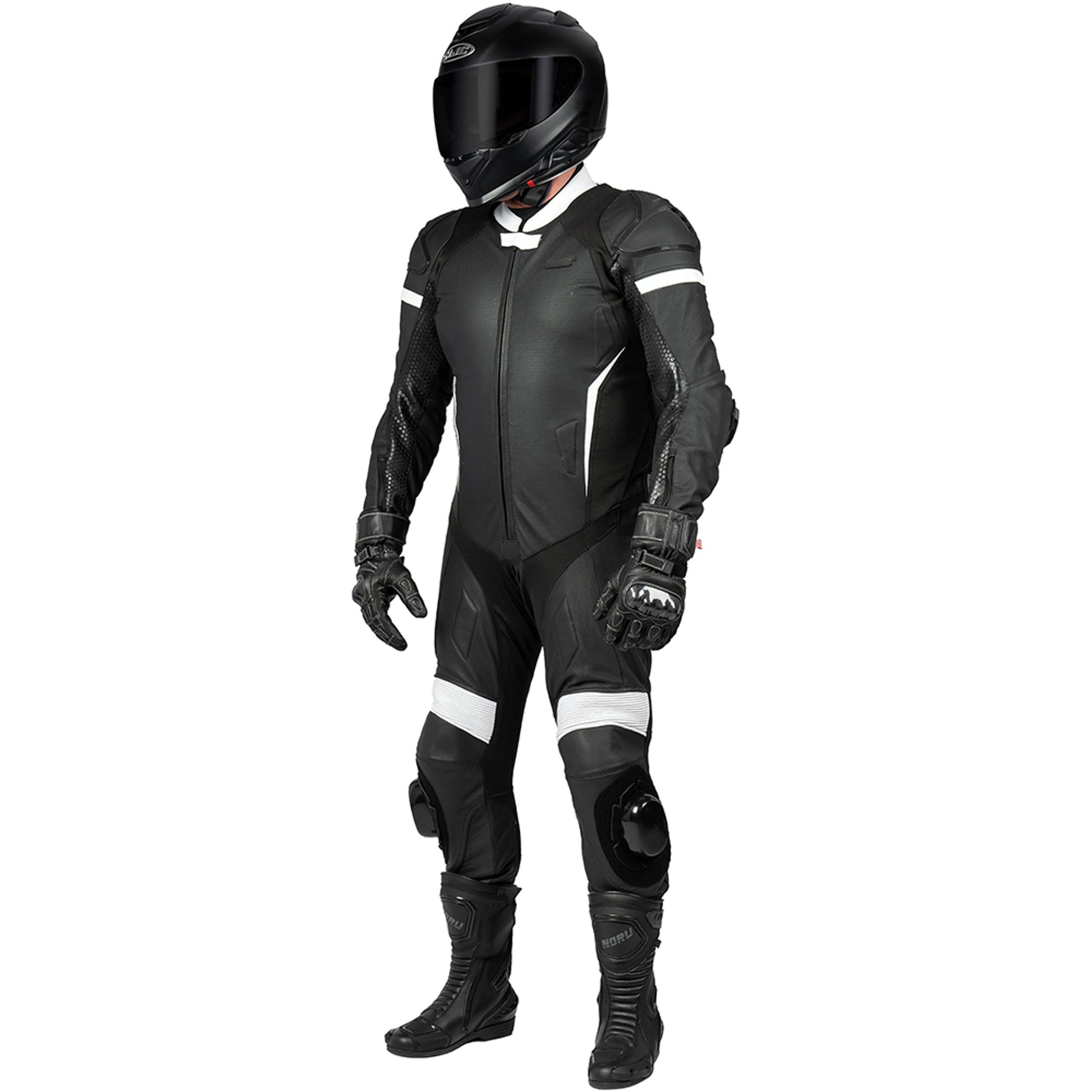 Noru Twenty-Eight One Piece Leather Race Suit-Motorcycle Race Suit