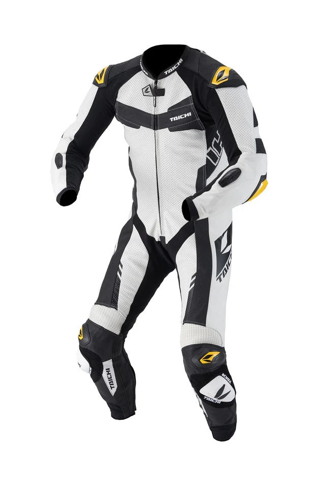 GP-WRX R308 RACING SUIT TECH-AIR RACE COMPATIBLE NXL308 BLACK-White (NEW)-Motorcycle Race Suit