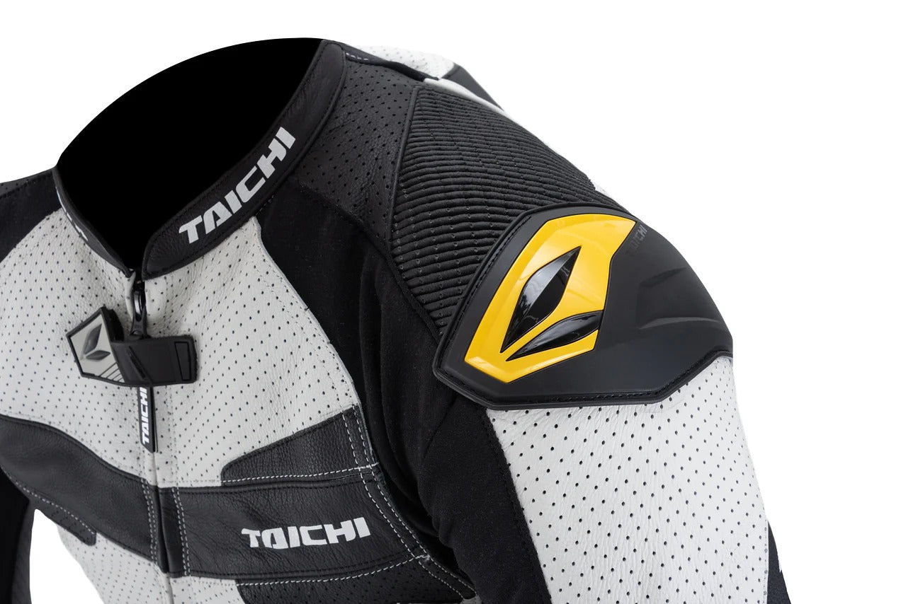 GP-WRX R308 RACING SUIT TECH-AIR RACE COMPATIBLE NXL308 BLACK-White (NEW)-Motorcycle Race Suit