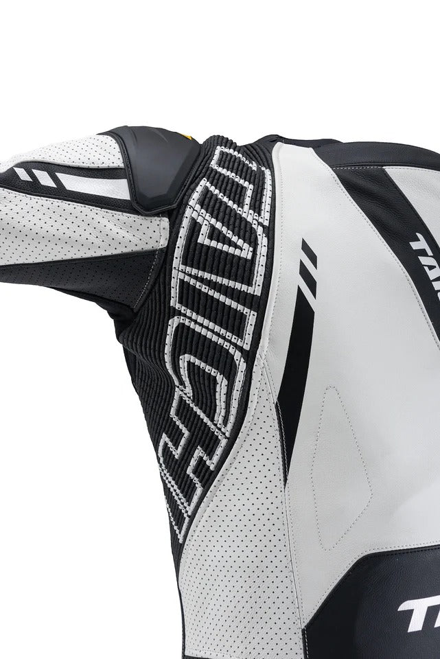 GP-WRX R308 RACING SUIT TECH-AIR RACE COMPATIBLE NXL308 BLACK-White (NEW)-Motorcycle Race Suit