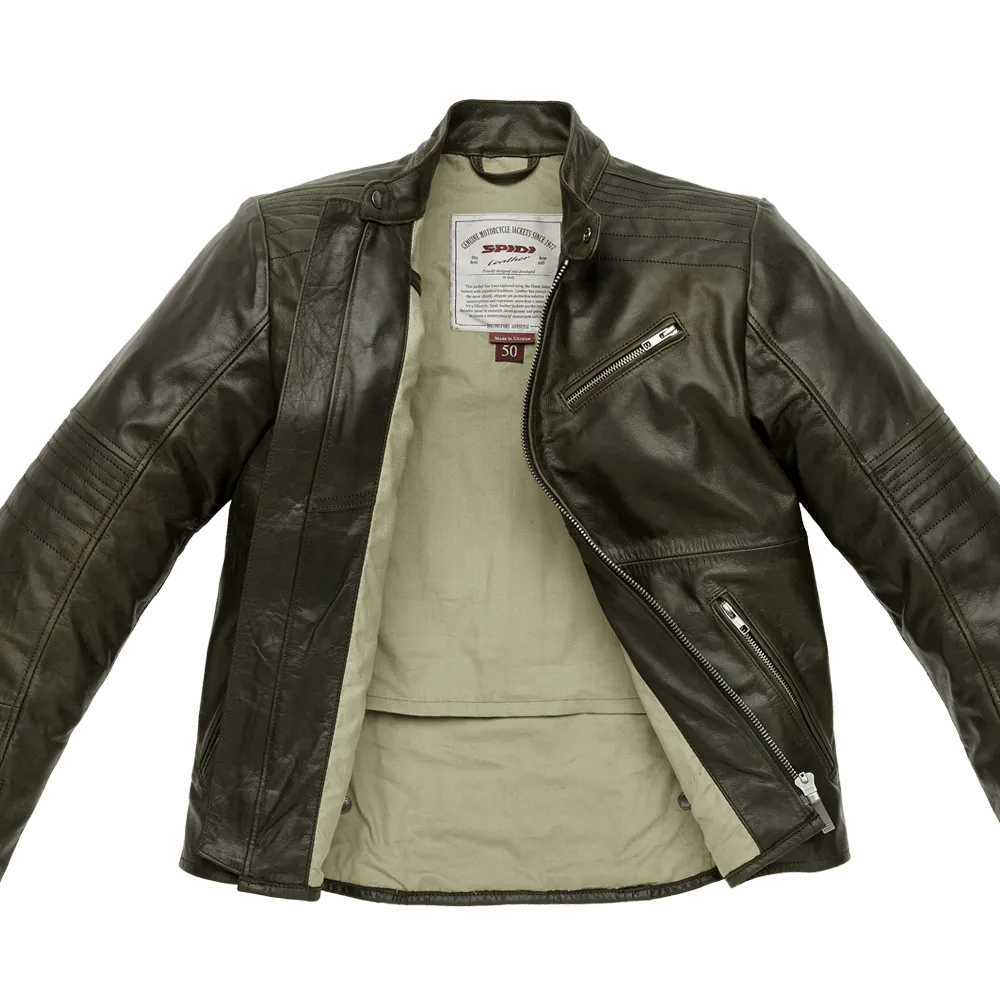 Garage leather jacket-Motorcycle Race Suit
