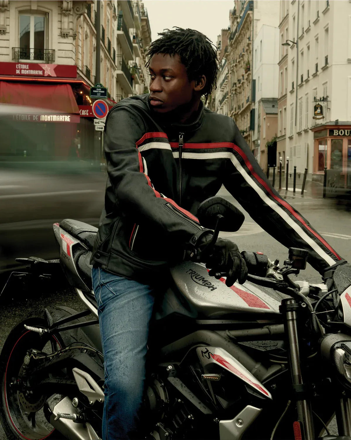 Dyno Leather Jacket-Motorcycle Race Suit