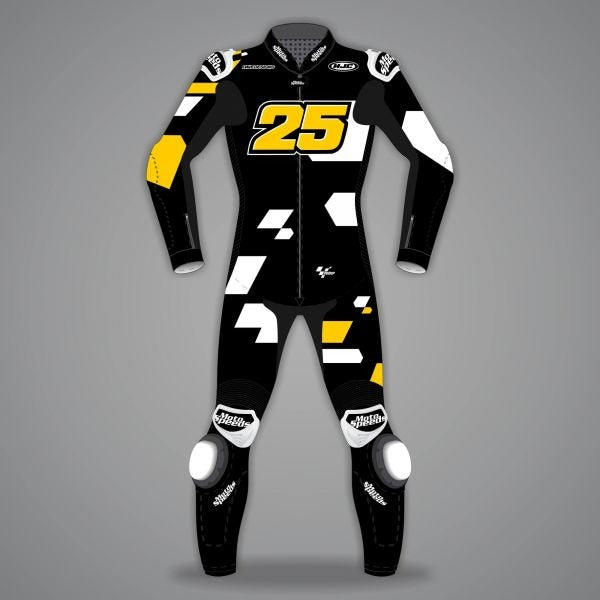 Black Motorcycle Suit Raul Fernandez 2022-Motorcycle Race Suit