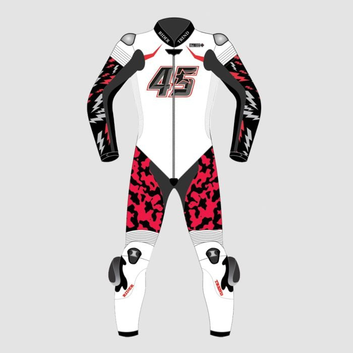 Scott Reddings 45 Leather Riding Suit Winter Test 2022-Motorcycle Race Suit