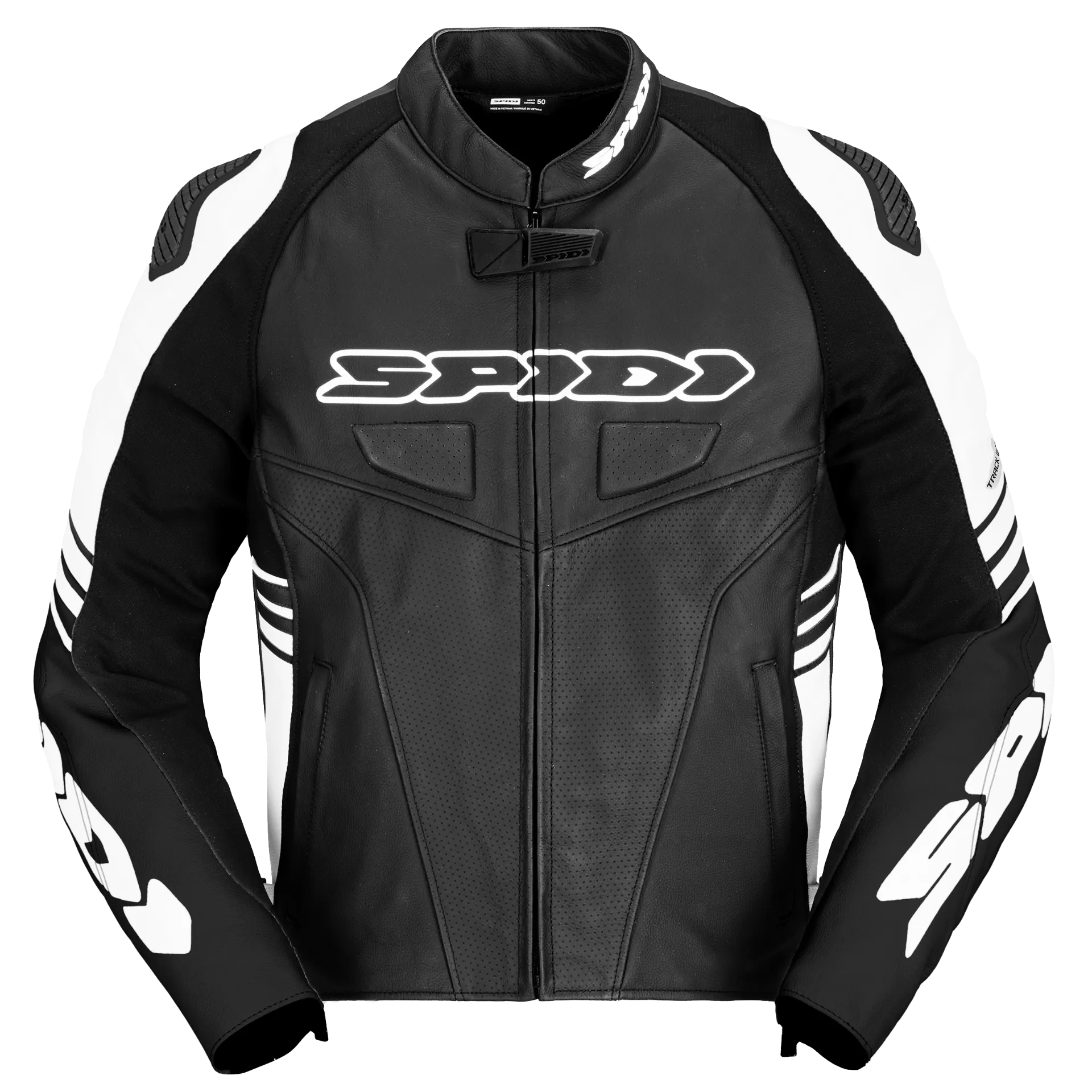 Track Warrior Leather Jacket-Motorcycle Race Suit