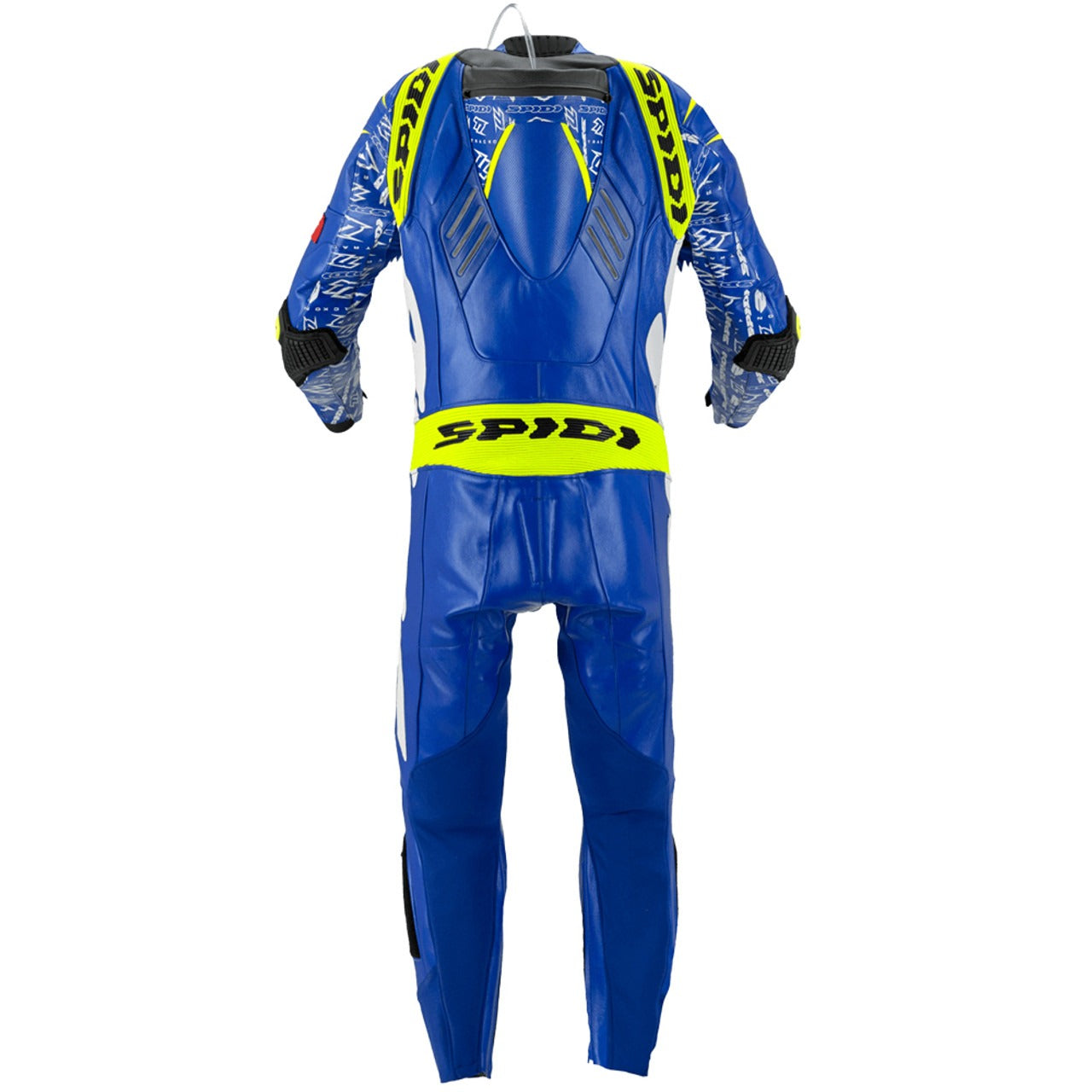Spidi Track Replica Evo Leather Suit [Blue/Yellow-Motorcycle Race Suit