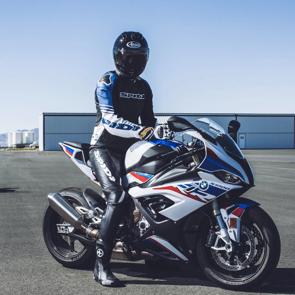 Track Warrior Leather Jacket-Motorcycle Race Suit