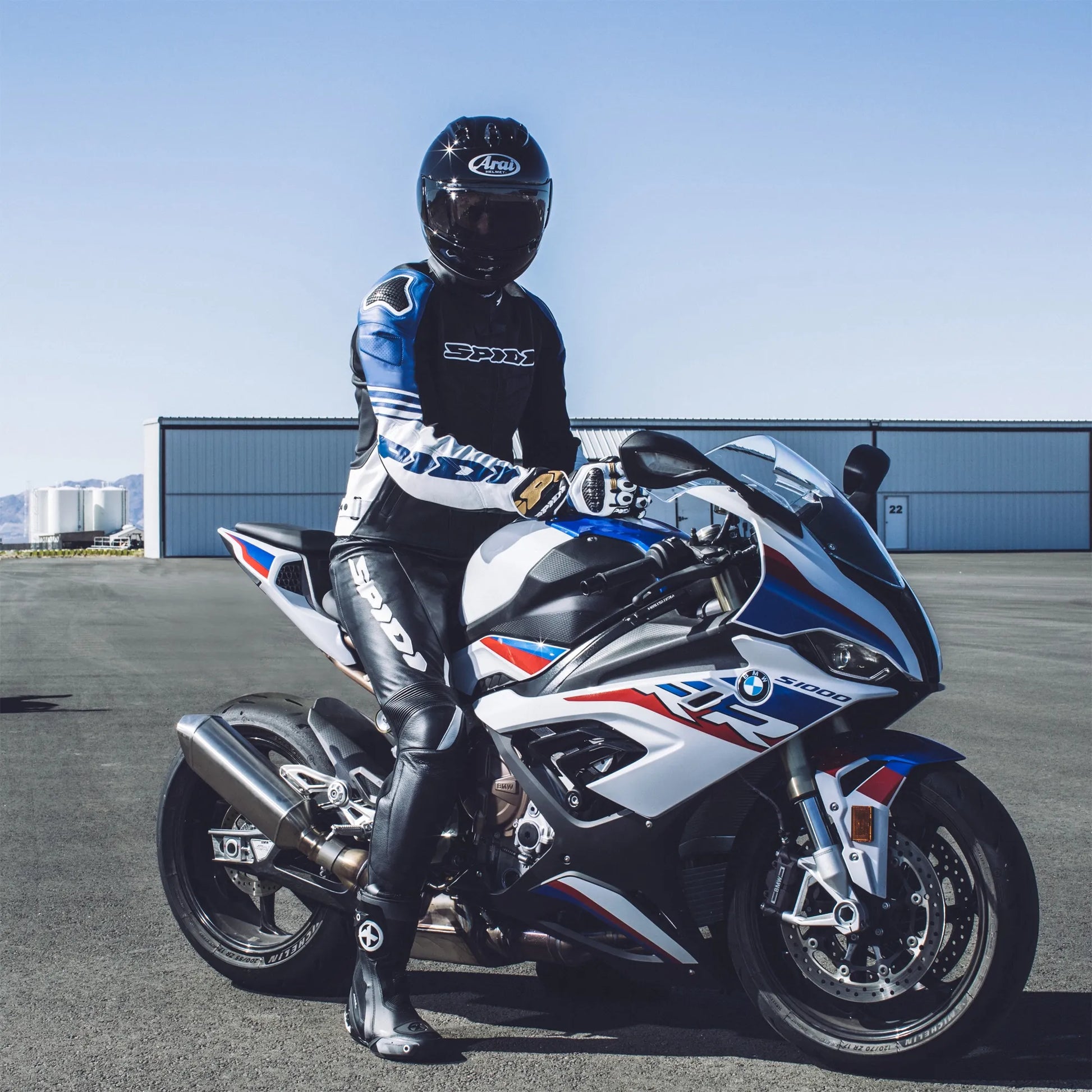 Track Warrior Leather Jacket-Motorcycle Race Suit