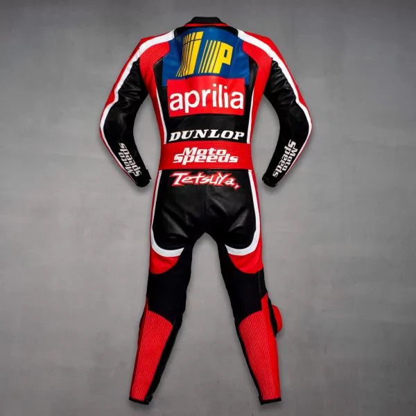 Aprilia leather suit Tetsuya Harada Motogp 1999-Motorcycle Race Suit