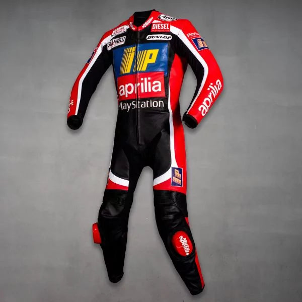 Aprilia leather suit Tetsuya Harada Motogp 1999-Motorcycle Race Suit