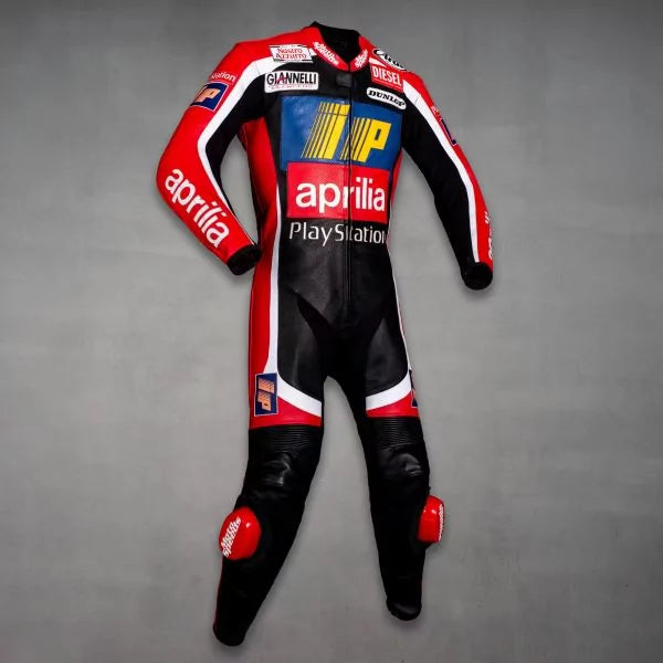 Aprilia leather suit Tetsuya Harada Motogp 1999-Motorcycle Race Suit