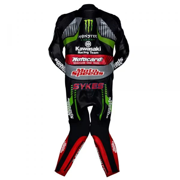 Leathers Kawasaki Tom Sykes WSBK 2018-Motorcycle Race Suit