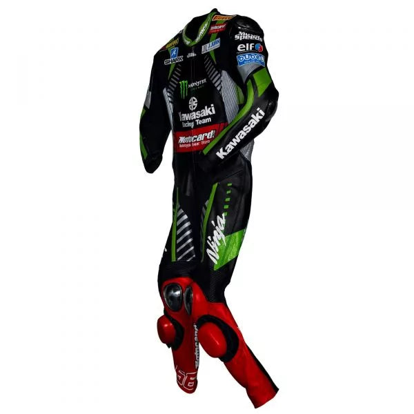 Leathers Kawasaki Tom Sykes WSBK 2018-Motorcycle Race Suit