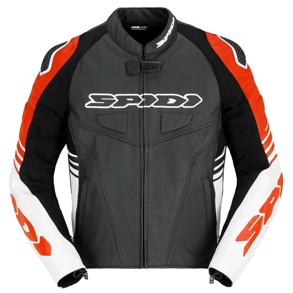 Track Warrior Leather Jacket-Motorcycle Race Suit
