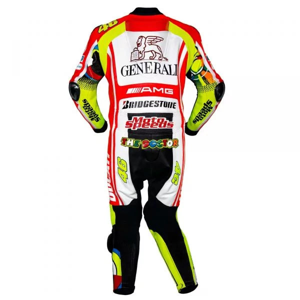 Motorsport Suit Valentino Rossi Ducati MotoGP 2011-Motorcycle Race Suit