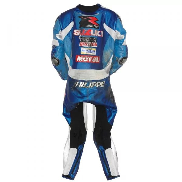 Leather Suit Suzuki Vincent Philippe 2008-Motorcycle Race Suit